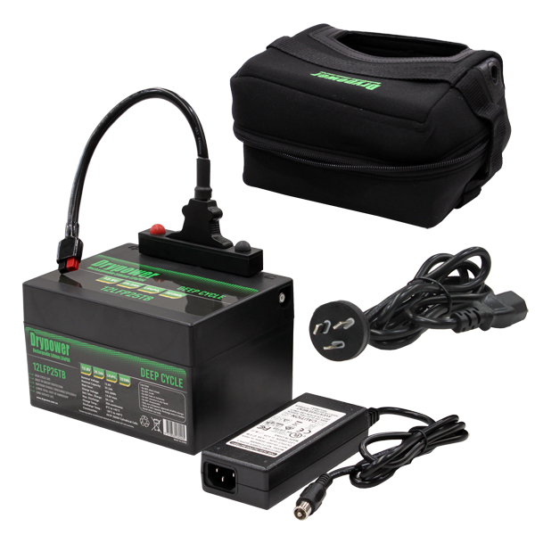 Golf cart battery and charger kit